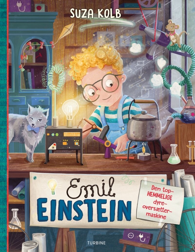 Emil Einstein - Den Tophemmelige Dyre-Oversætter-Maskine - Suza Kolb - Bog