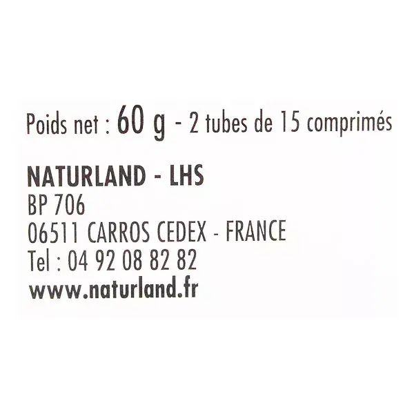 Naturland Acerola 1000 Orgânico 30 comprimidos mastigáveis
