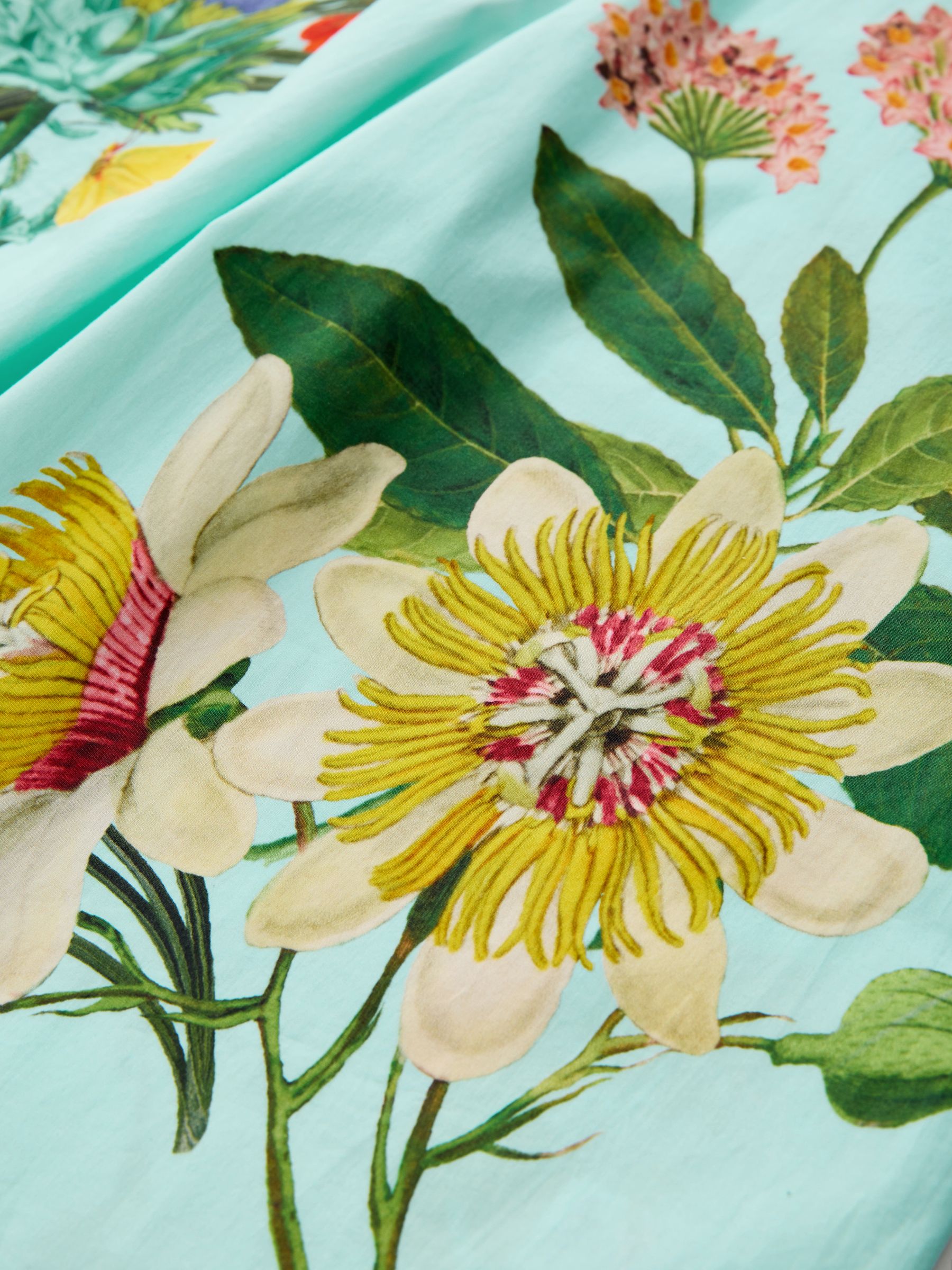 Zwart bloemenprint - Kew Collection jumpsuit van 100% katoen met wijde pijpen (3-16jaar)