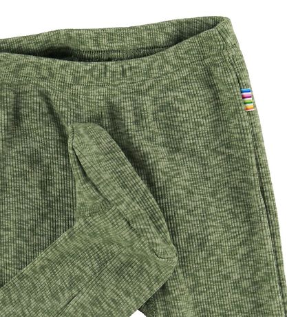 Joha Leggings m. F?dder -  Grønmeleret