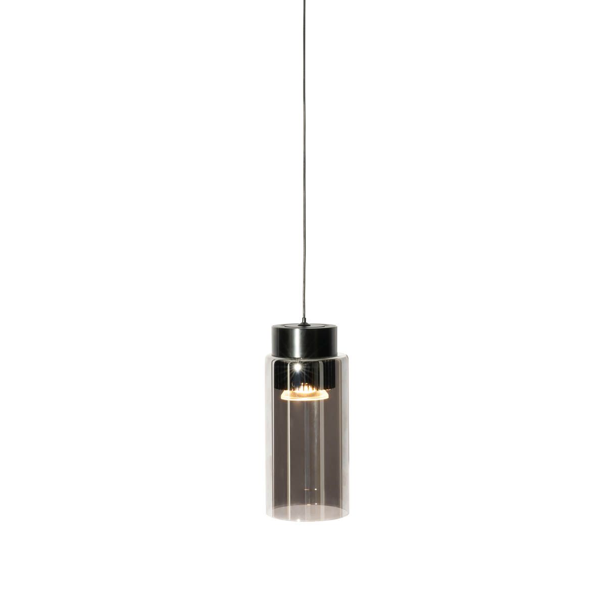 Moderne hanglamp zwart voor railsysteem 1-fase incl. LED - Magnetic Vance