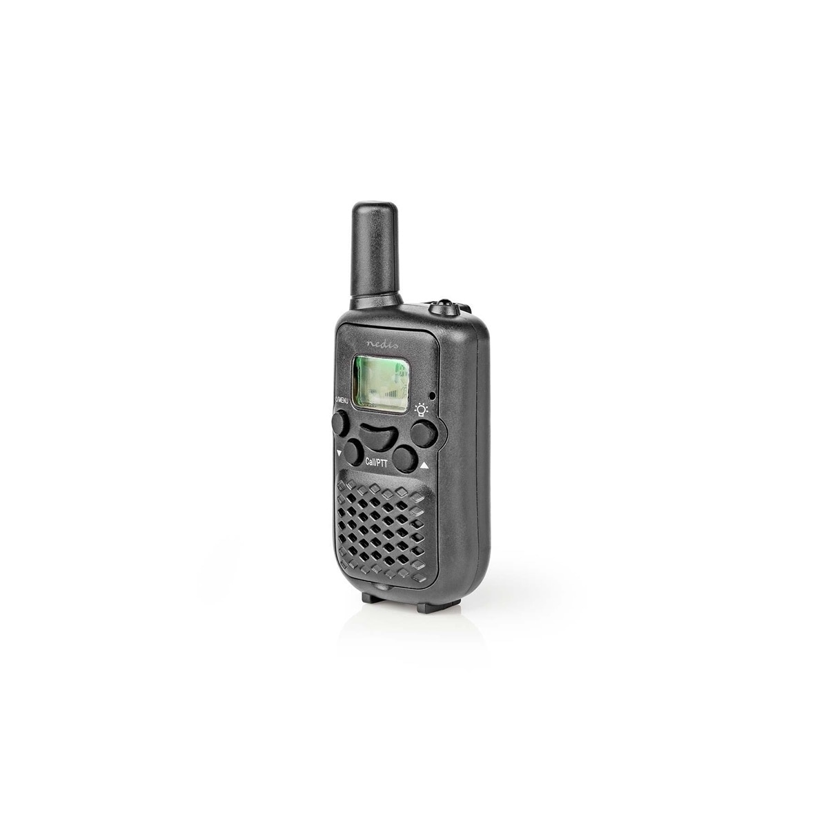 Nedis Walkie-Talkie Set | 2 håndsett | Opp til 5 km | Frekvens kanal: 8 | PTT / VOX | Opp til 2.5 timer | Sort