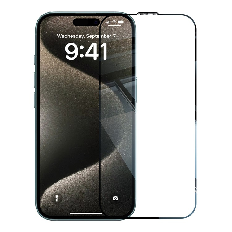 iPhone 15 Pro Max Gummi Case Hülle mit Panzer Glas Displayschutz Case Friendly   Montagerahmen