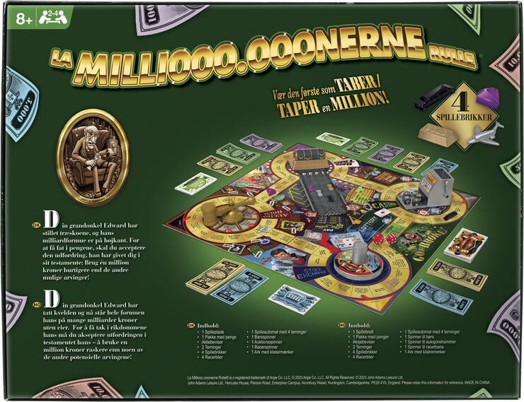 Diverse spil Lad millioooonerne rulle