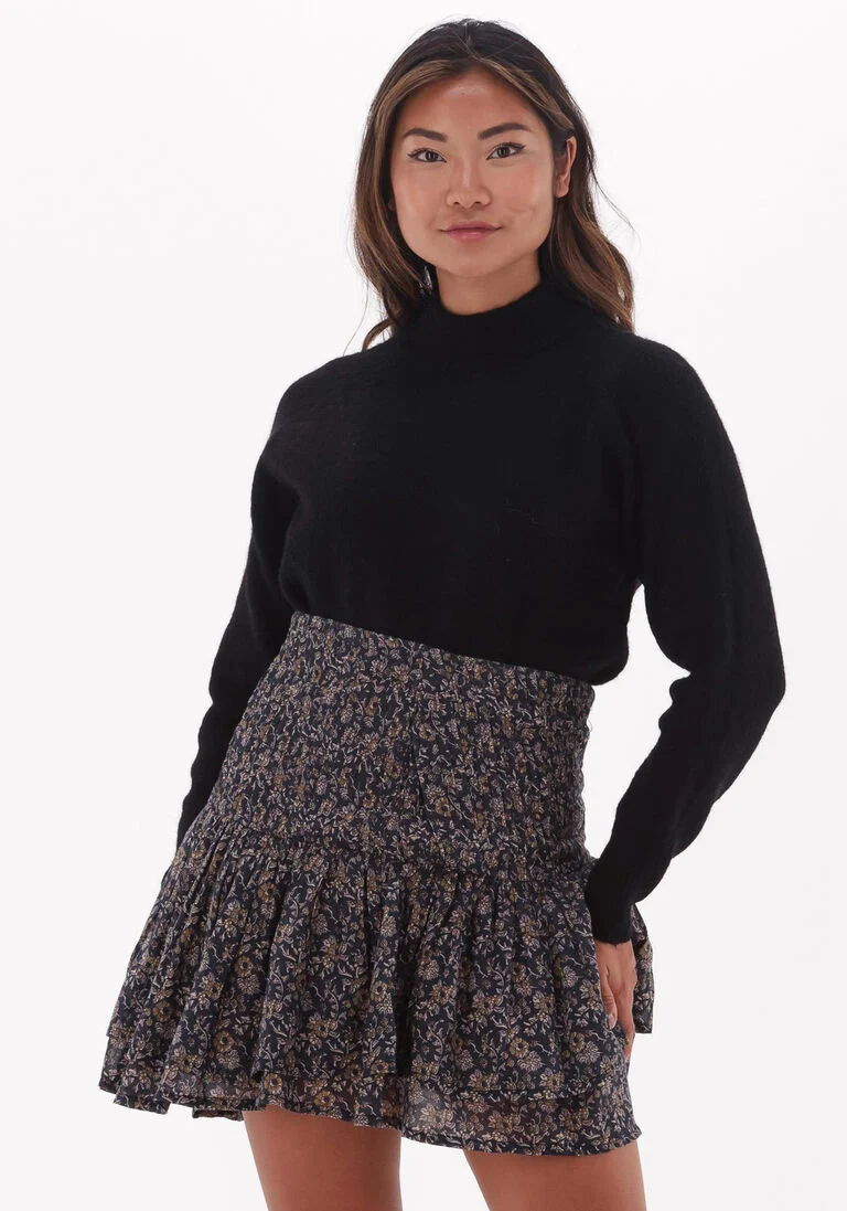 SELECTED FEMME zwarte selected femme trui lulu ls knit high neck b