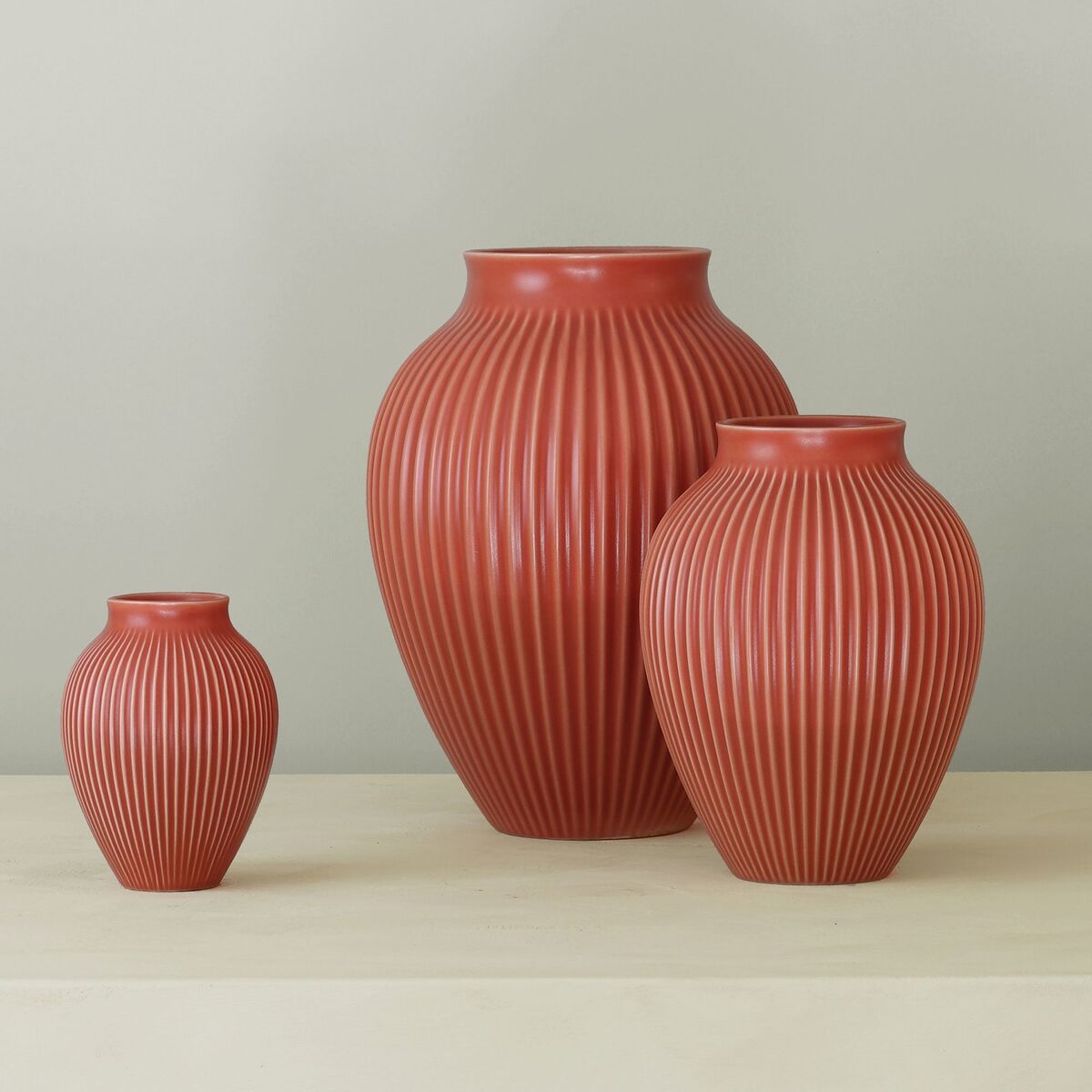 Vase 27 cm, coral