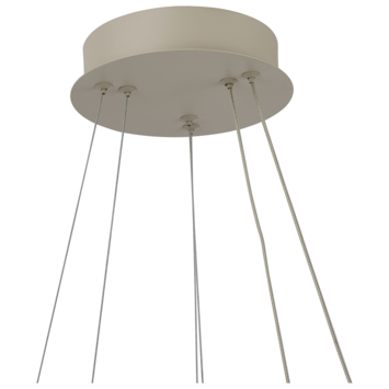 KARWEI hanglamp June 3-step dim beige 38W Ø55cm