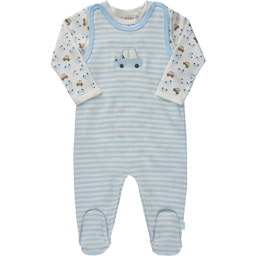 FIXONI Body Langarm 2teilig light blue