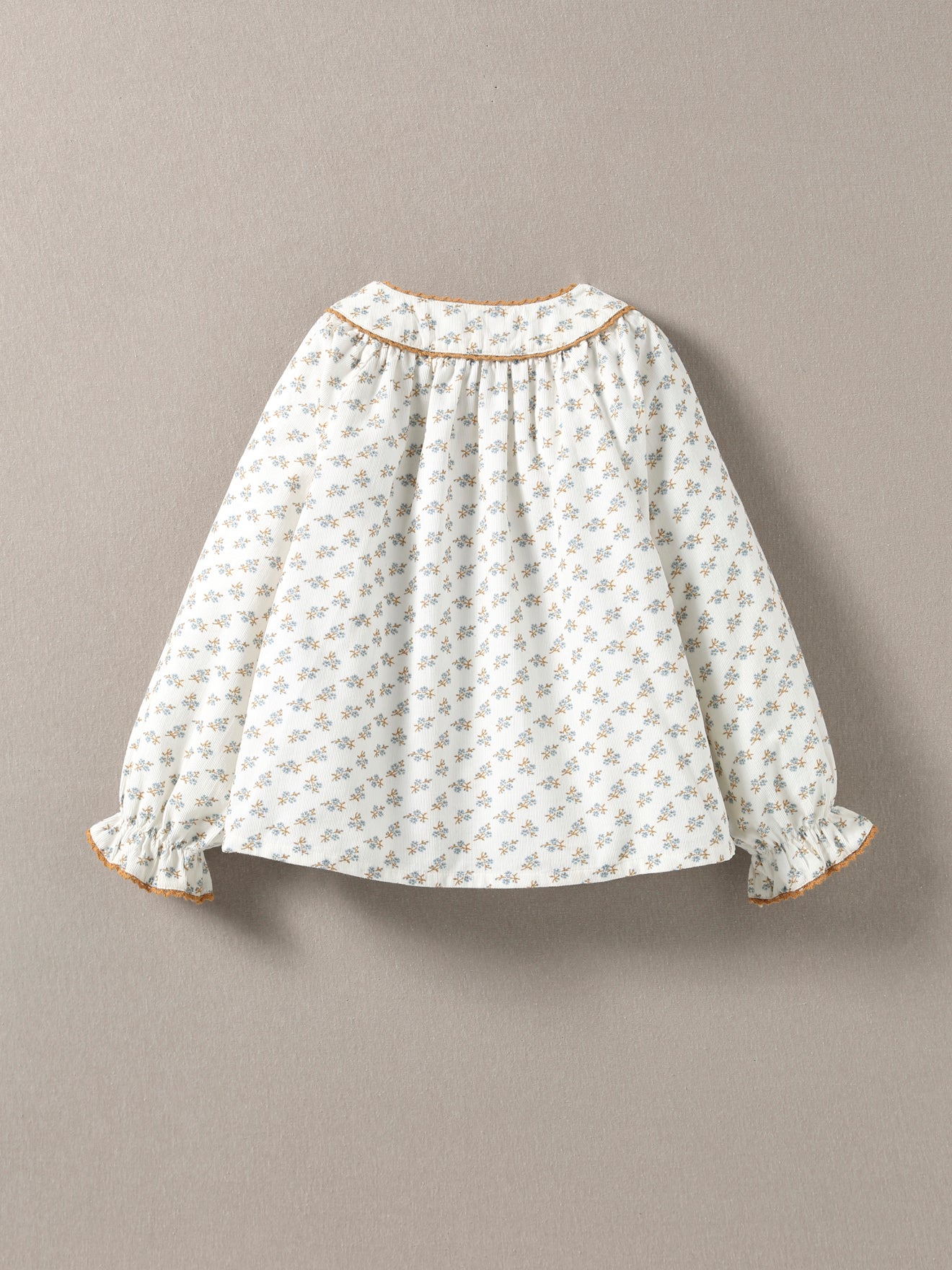 Blouse en velours Fille imprimé Kate