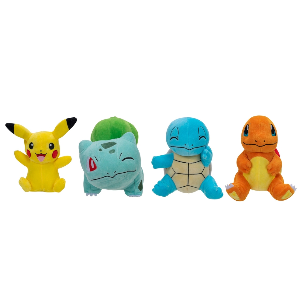 Pokémon Plüschtiere, 20 cm, 4er-Pack