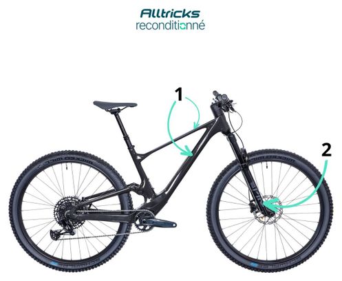 Vélo Tout-Suspendu Scott Spark 940 Sram NX Eagle 12V 29' Gris Brillant 2025 - Produit Reconditionné