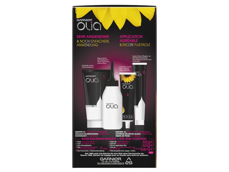 Garnier Haarcoloration Olia 7.40 Intensives Kupfer Dauerhafte Haarfarbe ohne Ammoniak