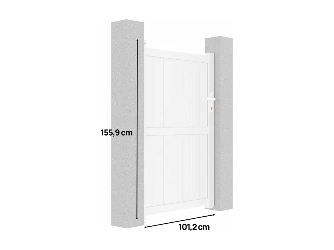 Portillon aluminium 