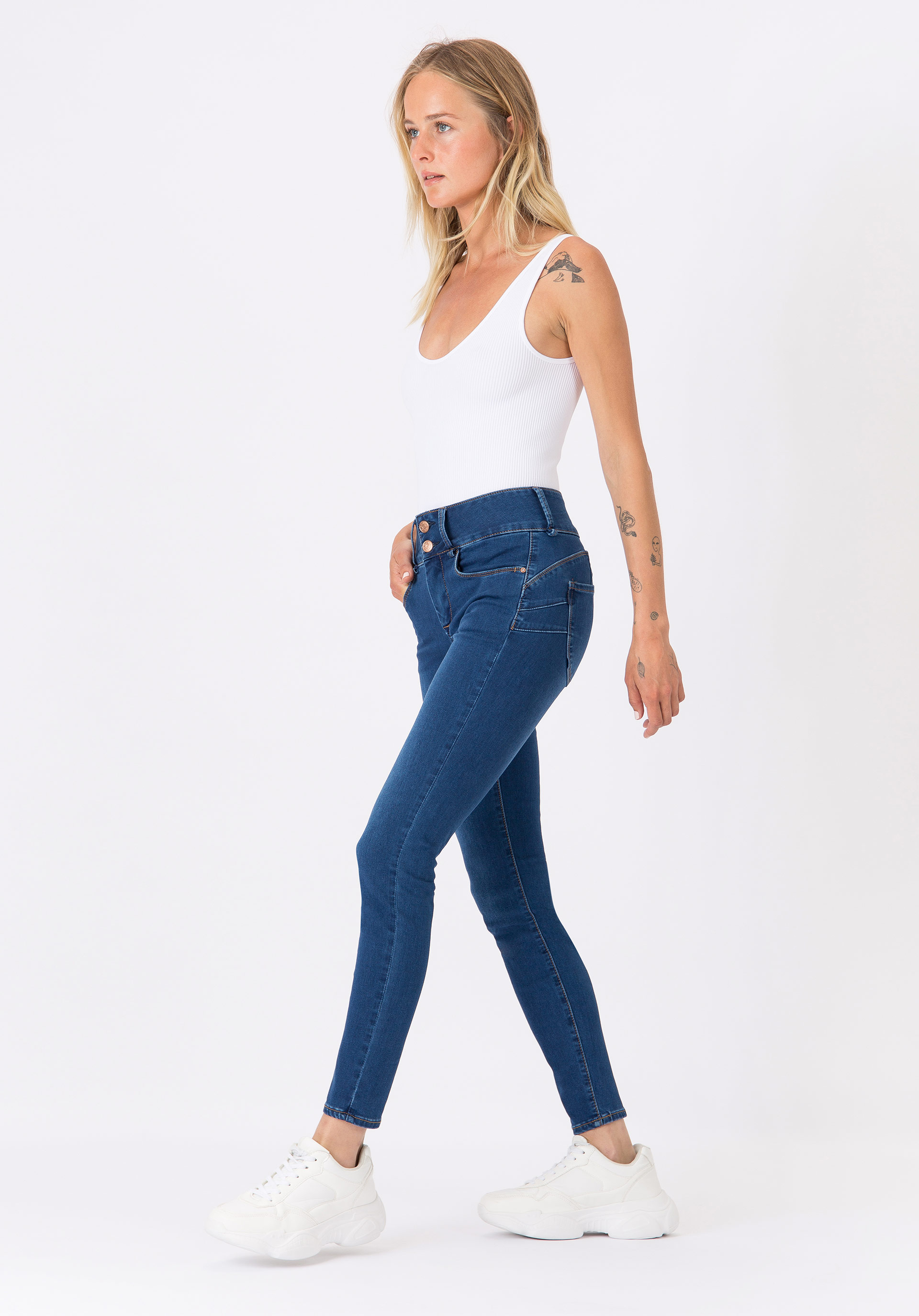 Calças de ganga Double-up Skinny