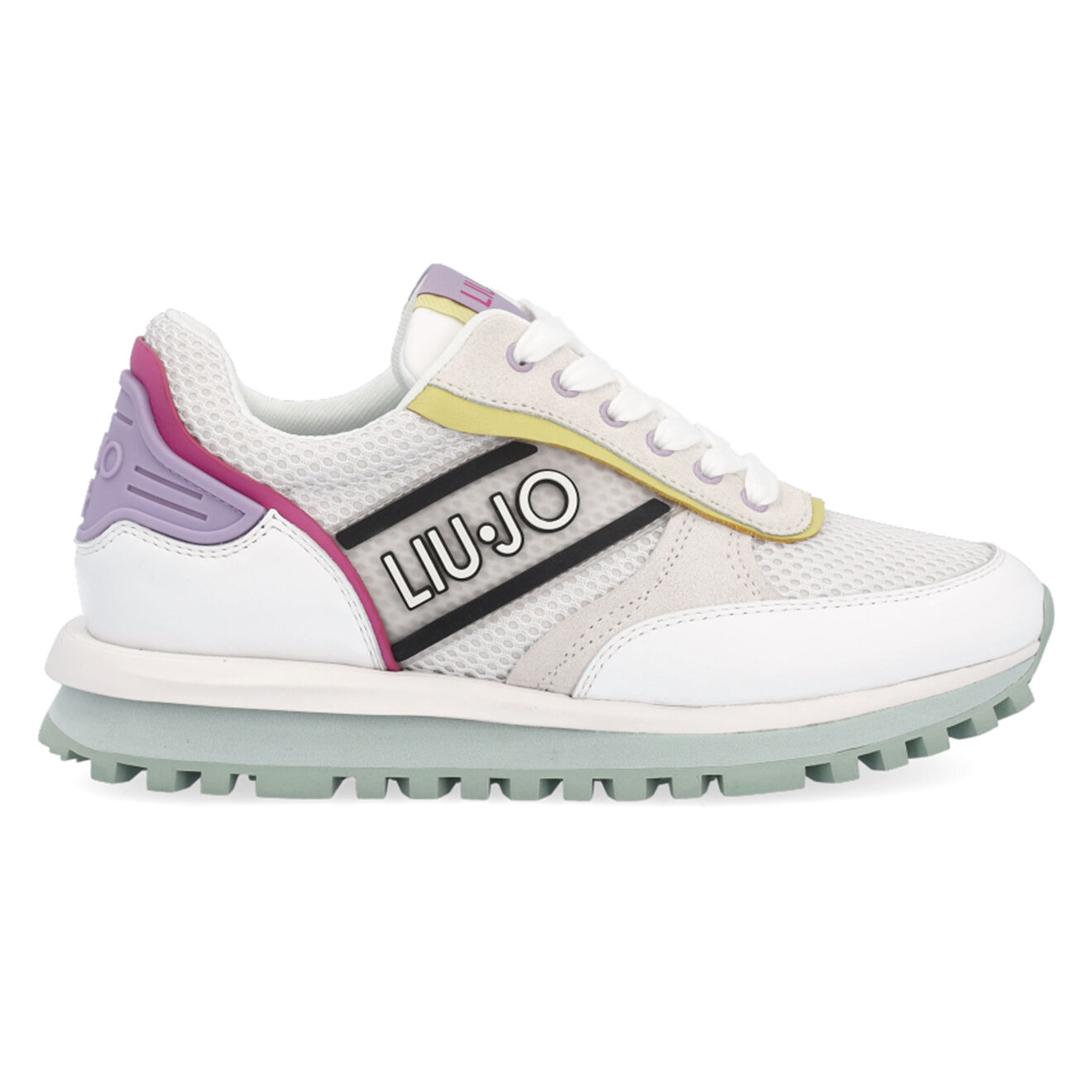 Liu-Jo Sneakers en Cuir & Textile Warina blanc/multicolore