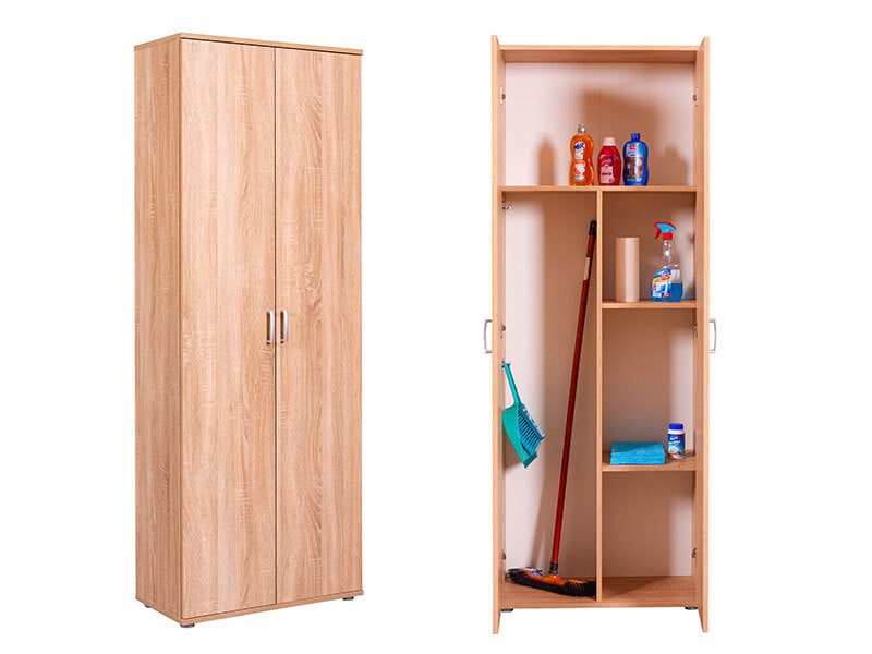 Mehrzweckschrank Bastian Sonoma-Eiche Dekor 70x189x34 cm