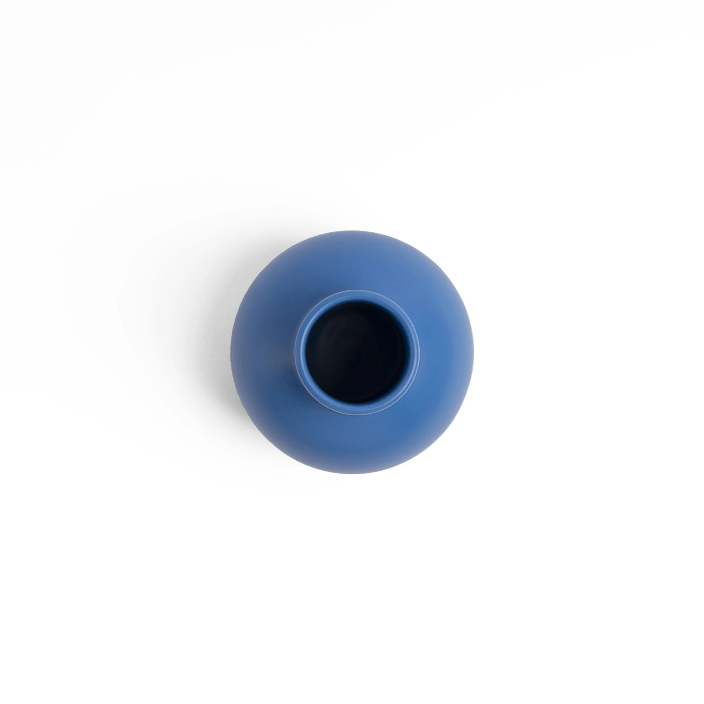STRØM SMALL - Vase céramique | Bleu