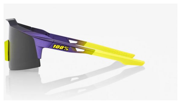 Lunettes 100% Speedcraft SL - Matte Metallic Digital Brights - Verres Fumés
