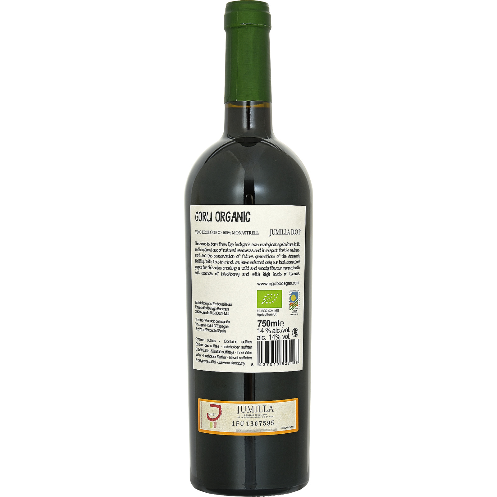 Bodegas Ego Goru Organic 75 cl