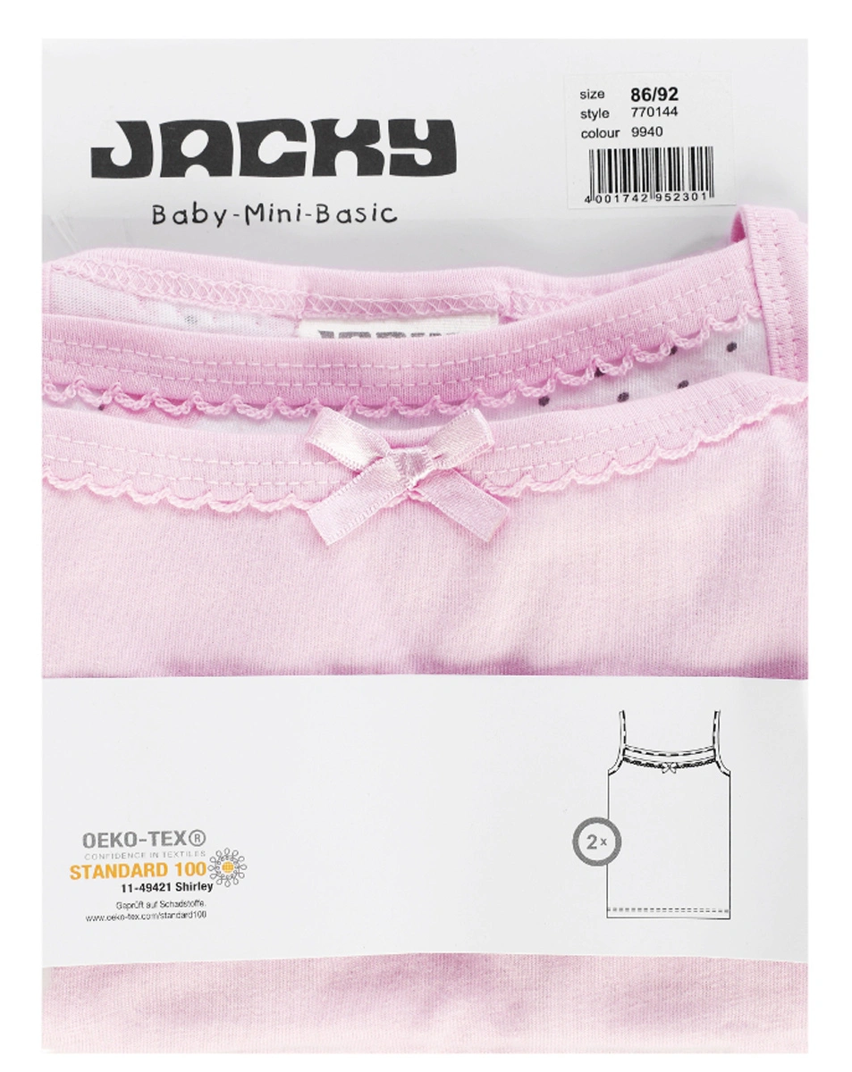 Unterhemd HEARTS 2er-Pack in rosa