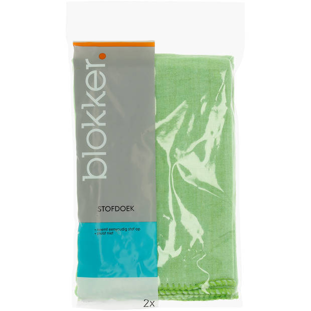 Blokker stofdoek - 2 stuks