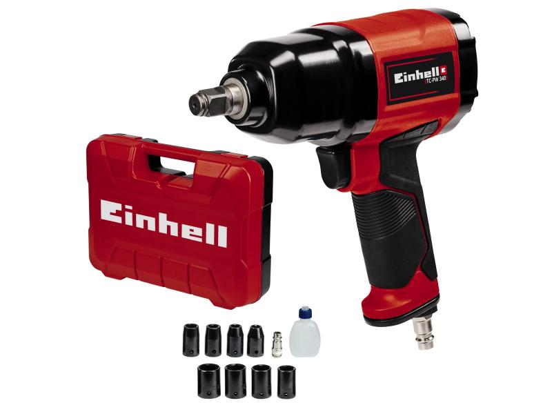 Einhell Radwechsel-Set Kompressor, Druckluft-Schlagschrauber & Druckluft-Set