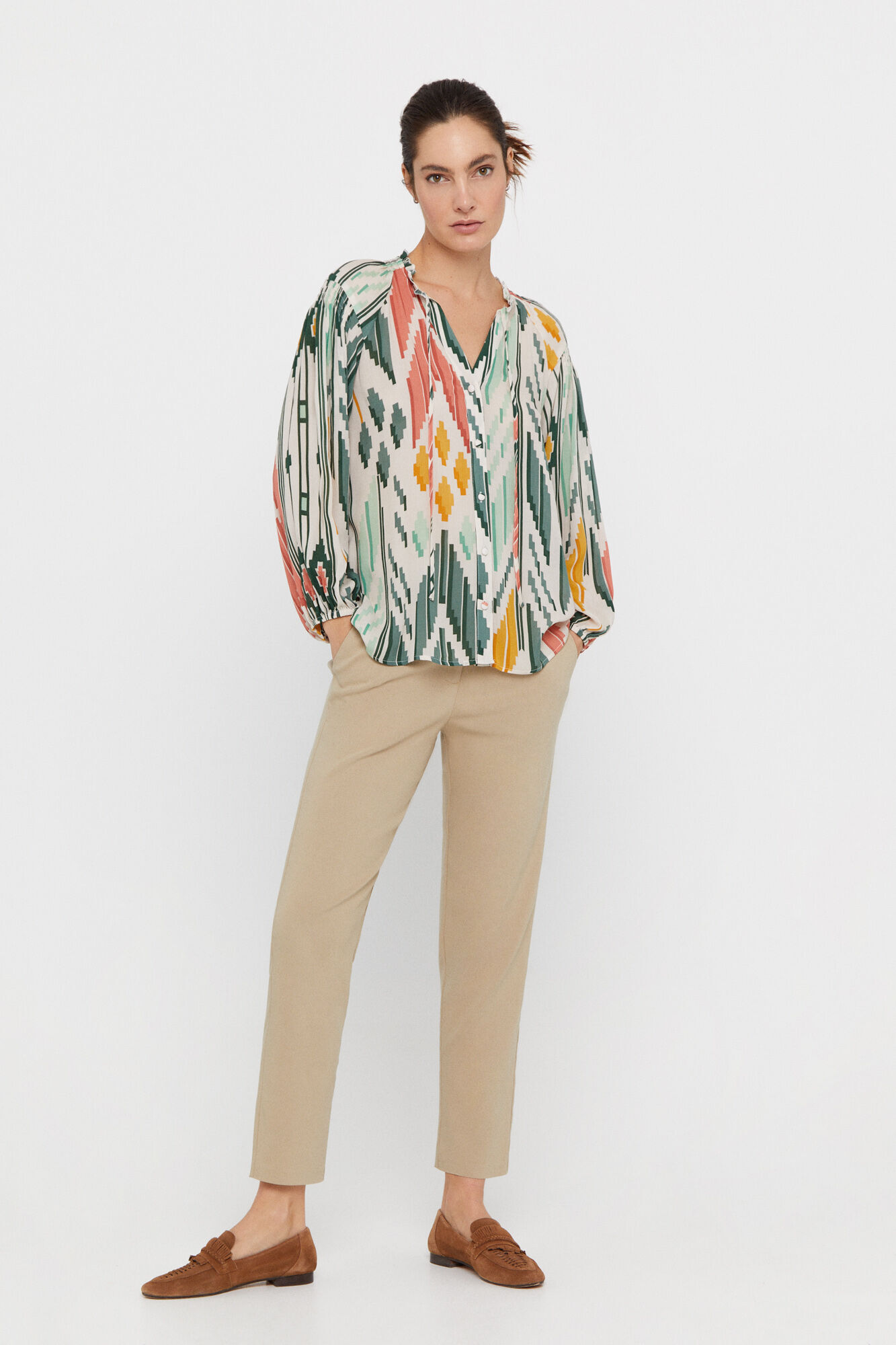Camisa estampada - Multicolorida