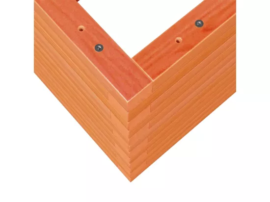 Jardinière bac lit surélevé bois marron 50 x 50 x 46 cm 02_0038460