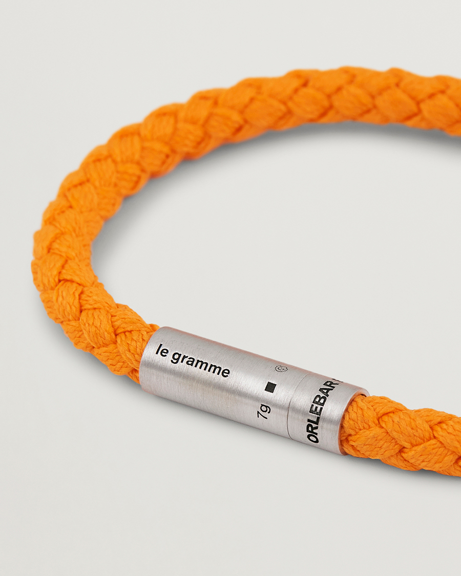 LE GRAMME X Orlebar Brown Nato Bracelet Beacon/Sterling Silver