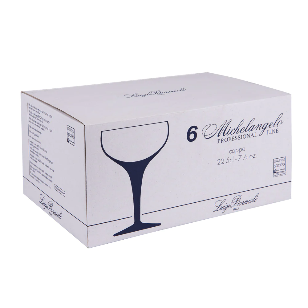 Coupe Michelangelo 22,5 cl (lot de 6) Bormioli Luigi