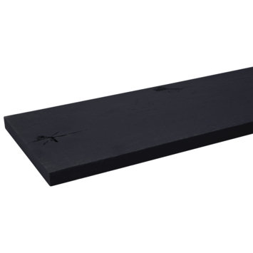 Plank eiken zwart 19x195 mm 250 cm