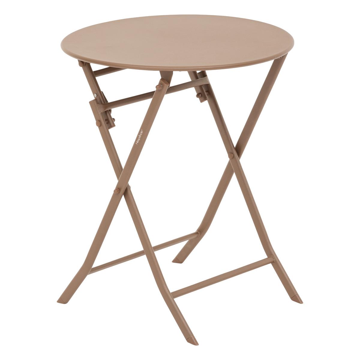TABLE GREENSBORO RONDE BRONZE 2 PLACES