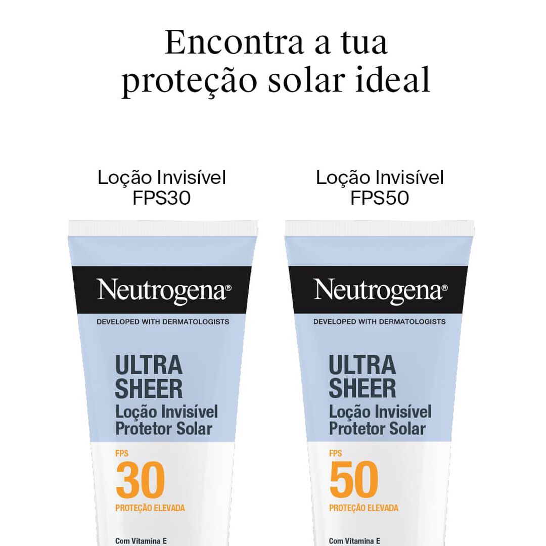 NEUTROGENA  Ultra Sheer Loção Invisível Hidratante SPF50 - 200ml