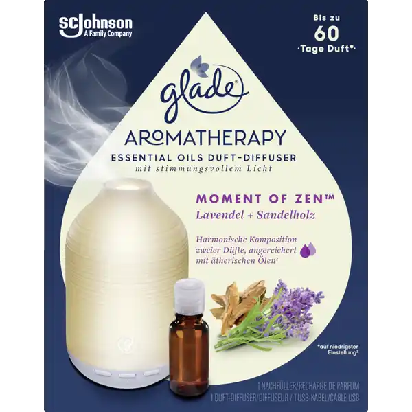 Aromatherapy Essential Oils Duft-Diffuser Starter Set - Moment of Zen