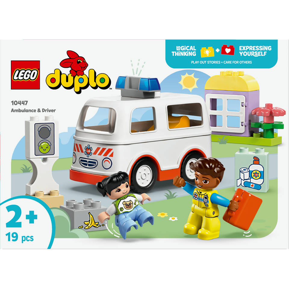 LEGO DUPLO ambulance met chauffeur 10447