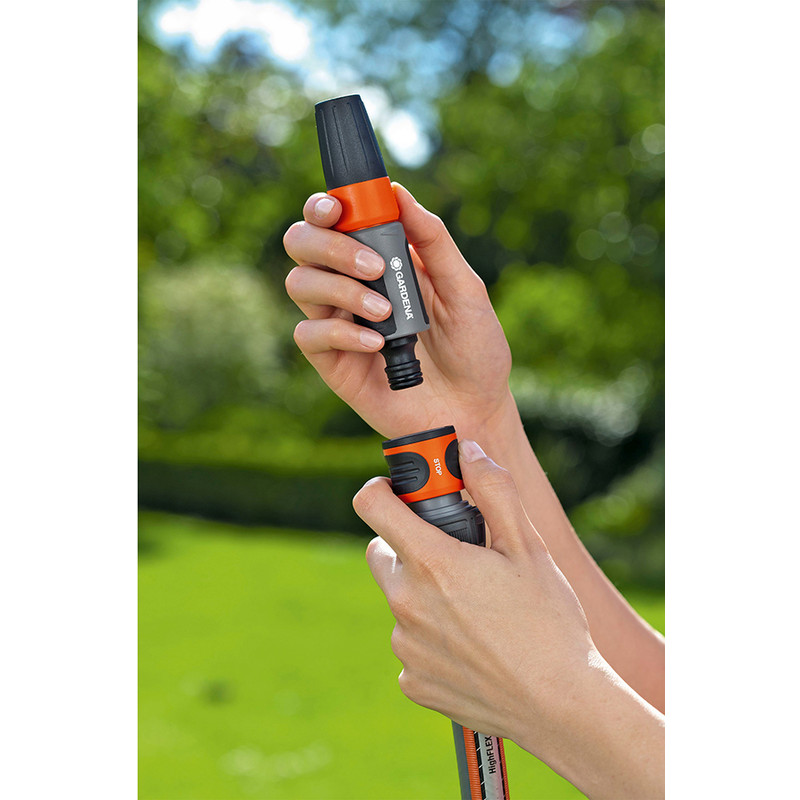 Gardena slangstuk met waterstop 19mm (3/4