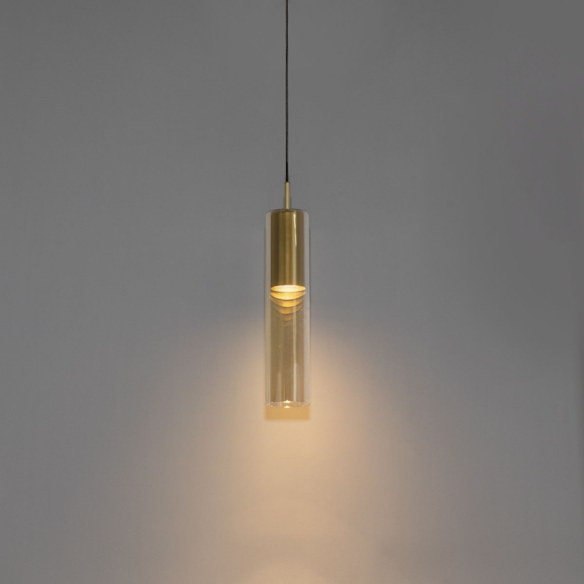 Moderne hanglamp goud voor railsysteem 1-fase - Iconic Lloyd
