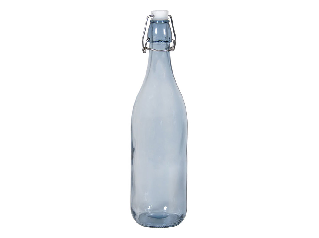 GARRAFA VIDRO ACTUEL AZUL 1L