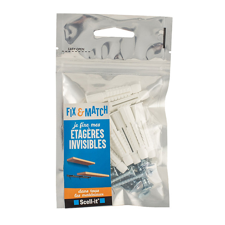 Kit de fixation étagères invisibles Scell-It 