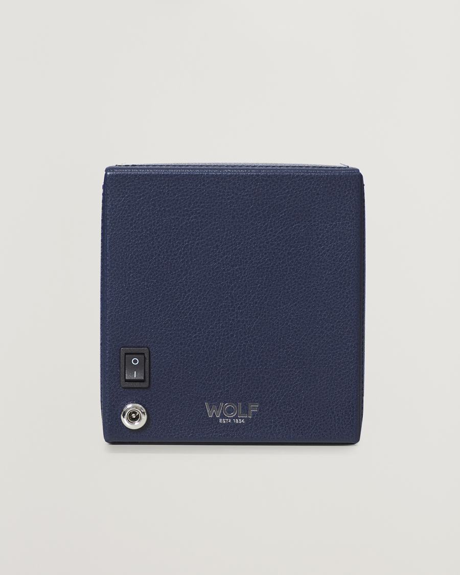 WOLF Cub Single Winder With Cover Navy