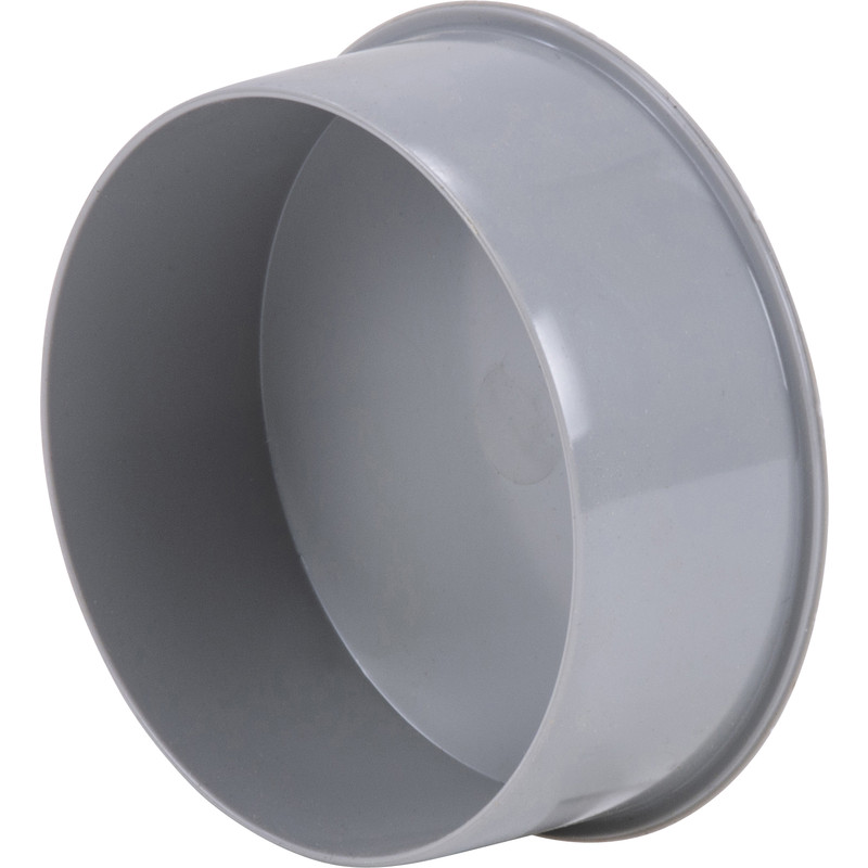 PVC afsluitkap 75mm, lijmkap