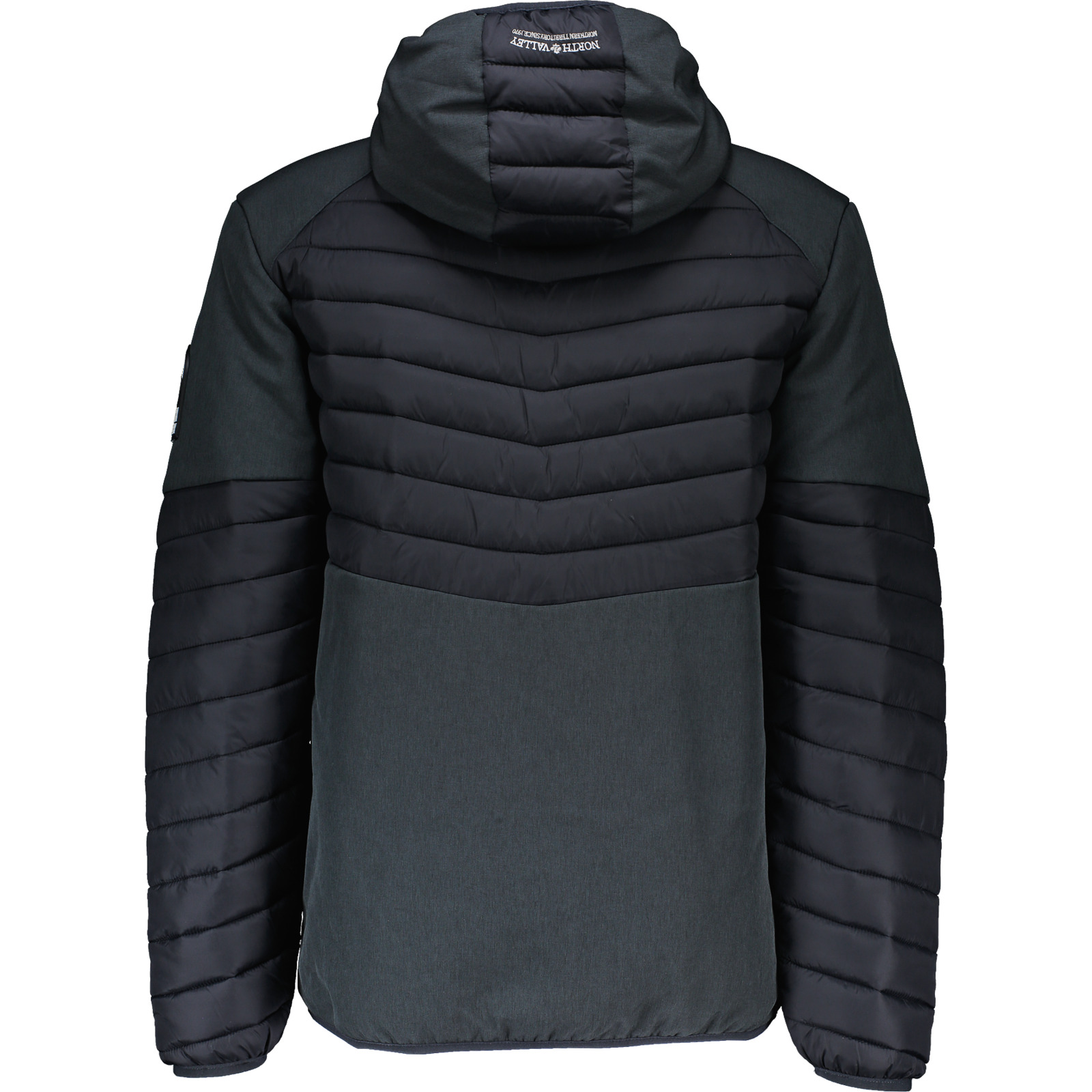 North Valley Herren-Hybridjacke Lenny XXL, dunkelgrau
