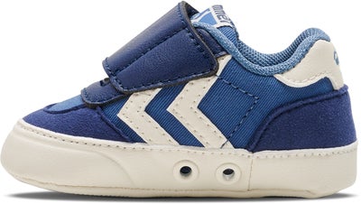 Hummel Stadil Low Crib Infant Sneakers, Blue Horizon