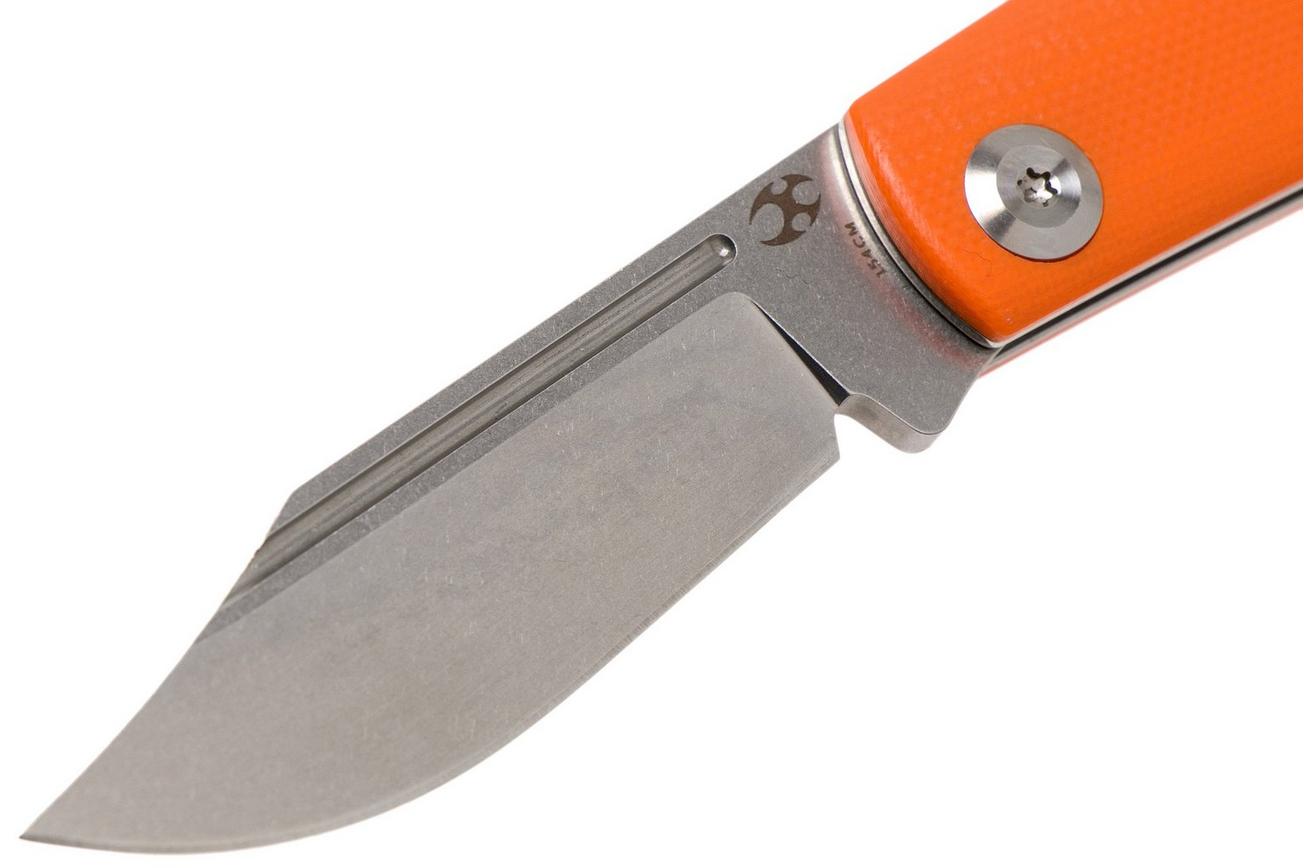 Kansept Bevy T2026S8 Orange G10 zakmes, Nick Swan design