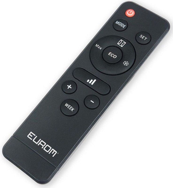 Eurom Alutherm - Convectorkachel - Zwart Mat - 81.5x43.8cm - 1200 Watt - Wifi