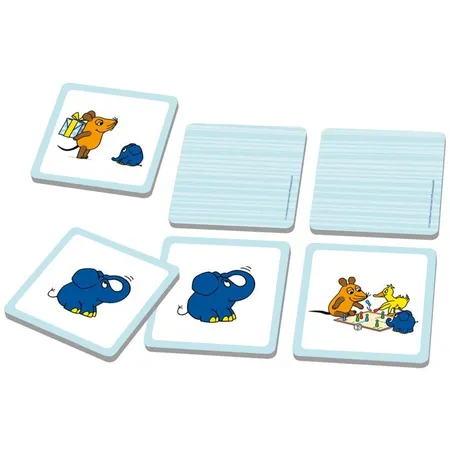 Schmidt Spiele Die Maus, Elefanten-Memo,50. Jubiläum