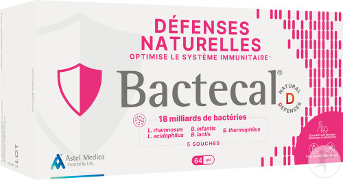 Bactecal D Système Immunitaire Défenses Naturelles Complément Alimentaire 64 Gélules