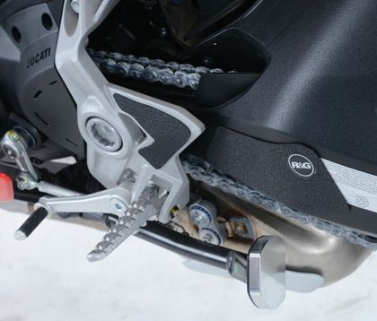 Film de protection R&G Racing platines repose-pieds/bras oscillant noir (3 pièces)