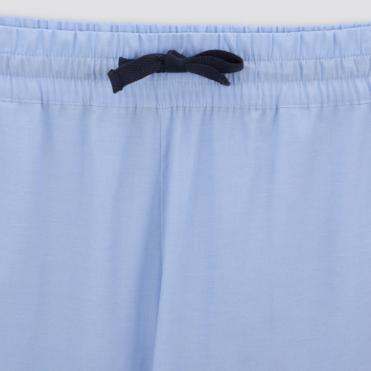 Pyjama chemise et pantalon Bleu clair