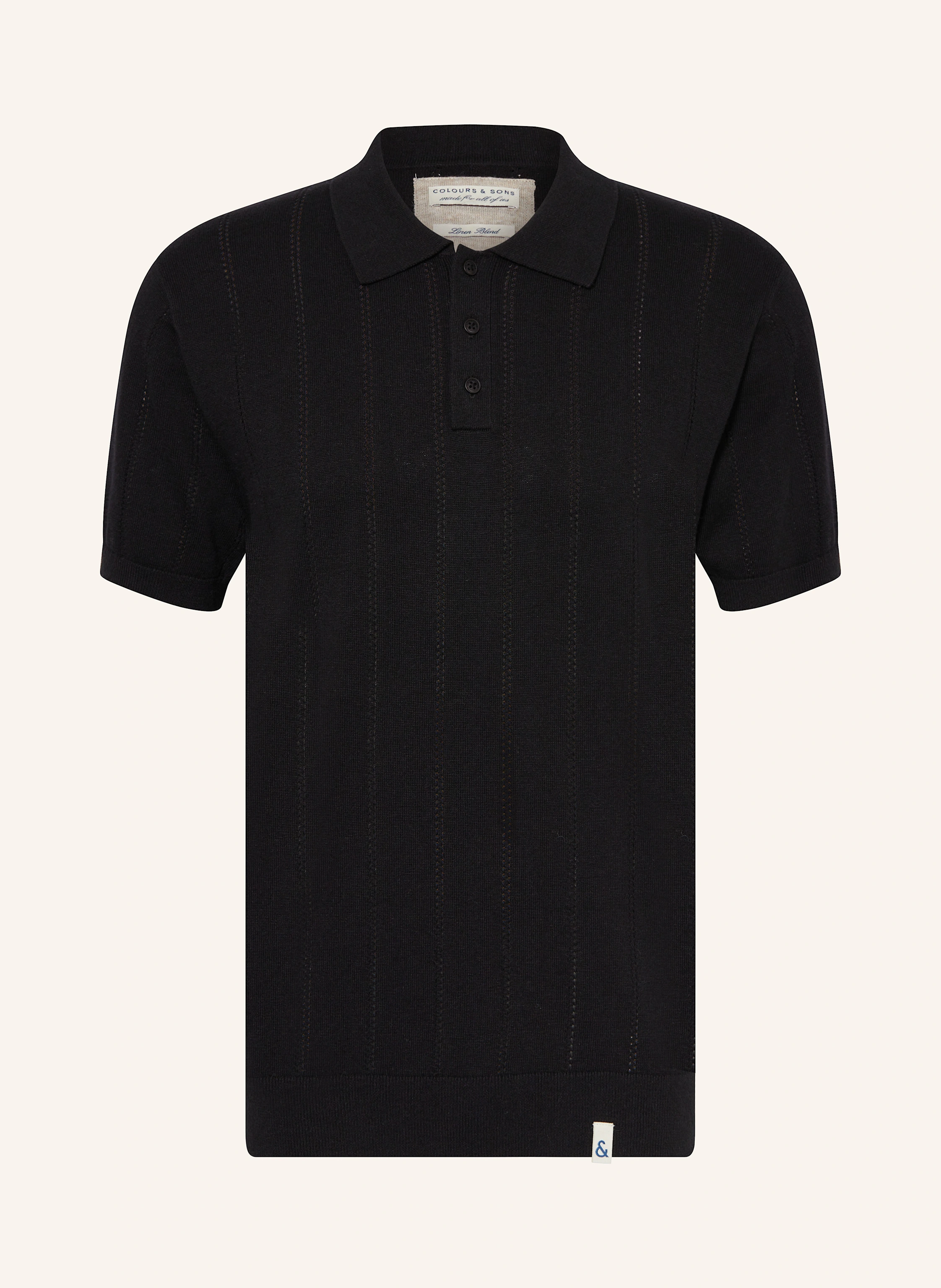 COLOURS & SONS Strick-Poloshirt